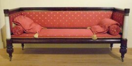 box sofa [Credit: Photograph by Trish Mayo. Brooklyn Museum, New York, Maria L. Emmons Fund, 41.1181]