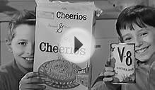Cheerios Cereal Commercial: Space Age Moon Race & V-8 1960