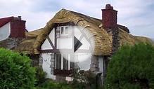Interesting Houses-Curved Roof House with Quaint Old Style