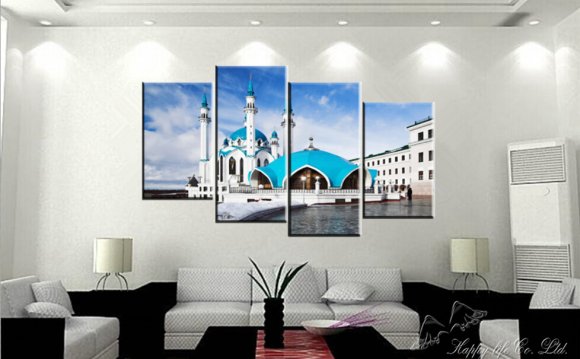 4 Panel Modern Painting Home