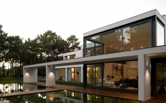 Architecture Lake House Design