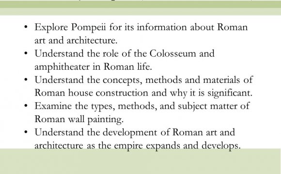About Roman art and