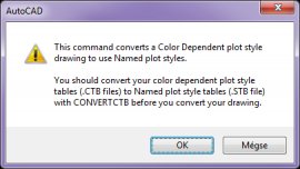 AutoCAD CONVERTPSTYLES command