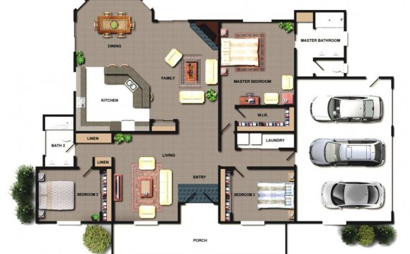Architectural House Floor plans