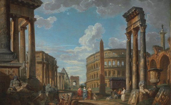 Ancient Roman buildings in Rome
