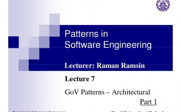 Software architecture Patterns
