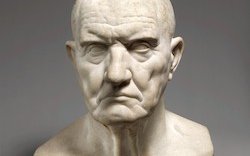 Marble bust of a man, mid 1st century, marble, 14 3/8 inches (The Metropilitan Museum of Art)