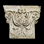 Marble capital from the Pantheon in Rome