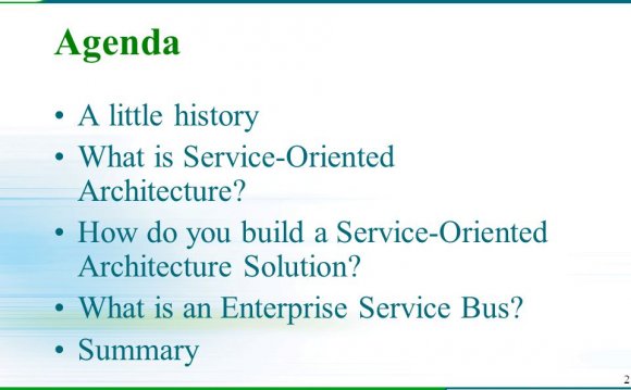 Service Oriented Architecture history