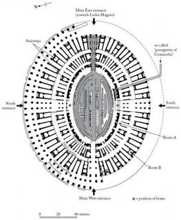 Roman Colosseum Plan