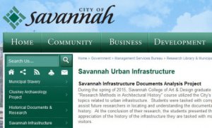 Savannah archives website framecapture
