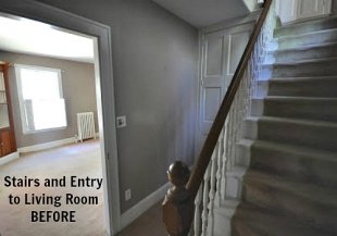 Staircase entry BEFORE