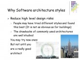 Software Architecture styles