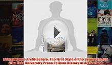 Download PDF Romanesque Architecture The First Style of