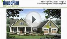 Pictures of Craftsman House Plans - HPG-2067-1 Video