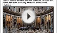 Roman architecture and furniture