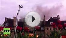 UK: Famous Randolph Hotel ablaze in Oxford